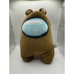Among Us "Toikido" Crewmate 10"  Plush Brown with Animal Ears  Rare Collectible